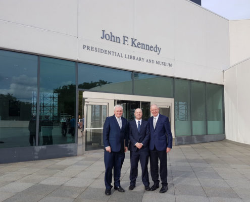 Bertie Ahern at the Kennedy Insitute