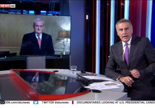 Bertie Ahern discussing Brexit on Sky News