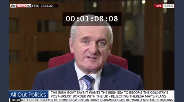 Bertie Ahern - Sky News - Aug 2017