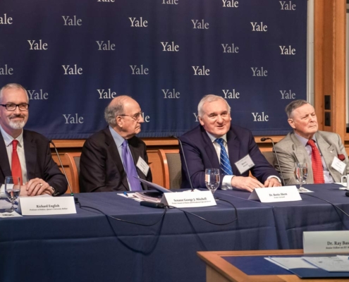 Bertie Ahern at Yale University USA - Twenty Years of Peace and Ending of Political Conflict event - 30 Nov 2018