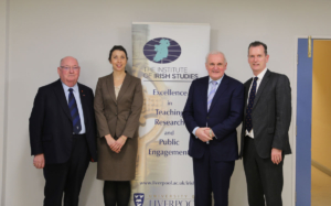 Bertie Ahern at the Institute of Irish Studies University of Liverpool 22 Nov 2018