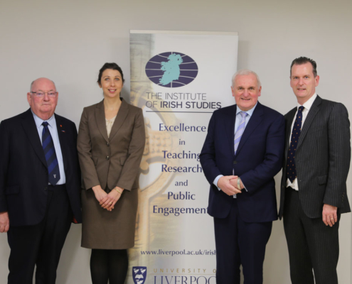 Bertie Ahern at the Institute of Irish Studies University of Liverpool 22 Nov 2018