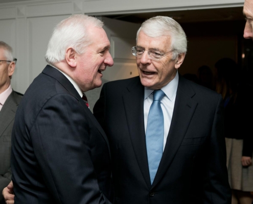 Bertie Ahern with Sir John Major 11th December 2018 Dublin