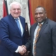 Bertie Ahern Meets New PNG Prime Minister Mr James Marape