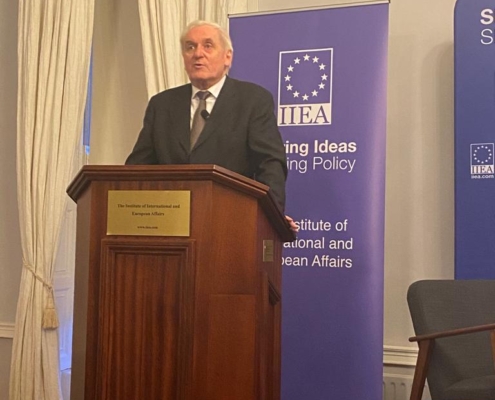 Bertie Ahern at IIEA Young Professionals Network event to mark 25th Anniversary of Good Friday Agreement