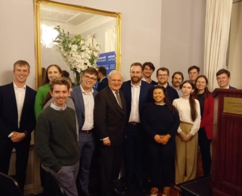 Bertie Ahern at IIEA Young Professionals Network event to mark 25th Anniversary of Good Friday Agreement