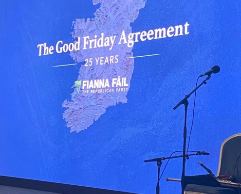 Fianna Fáil 25th Anniversary of Good Friday Agreement celebrated at O’Reilly Hall UCD - Img 1