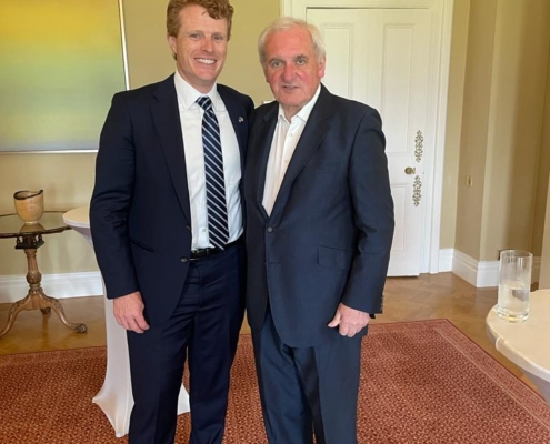 Special Envoy to Northern Ireland for Economic Affairs Joseph Kennedy III at the US Ambassadors Residence Dublin - June 2023