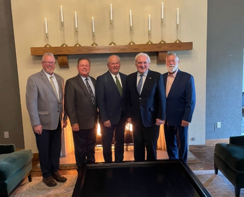 From left Danny O’ Connell Dr James Kerrigan, Ed Reese, Bertie, David Deibel. at Fonderlac Country Club, Youngstown, Ohio,USA