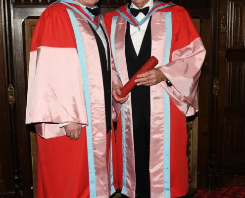 Bertie Ahern and John Major