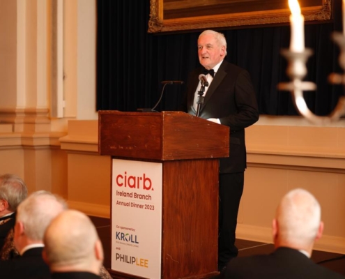 Bertie Ahern at the CIARB annual dinner Dublin
