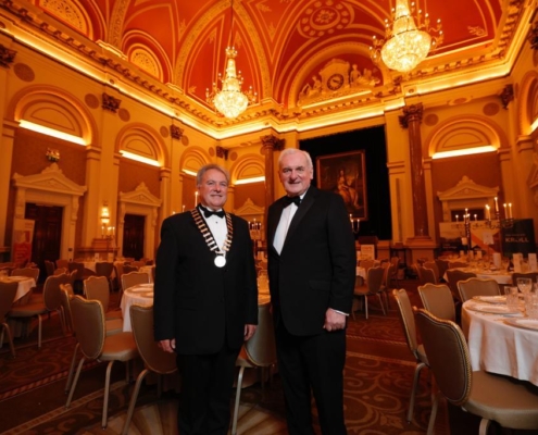 Bertie Ahern at the CIARB annual dinner Dublin with Peter O’Malley Vice Chair