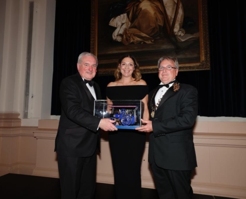 Bertie Ahern at the CIARB annual dinner with Peter OMalley and Lydia Bunni