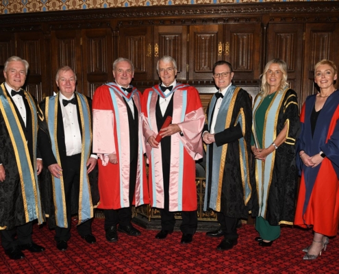 Dr. Len O'Hagan CBE, Dr. Stephen Kingon CBE, Bertie Ahern, Sir Ian Greer, Orla Corr, Professor Margaret Topping